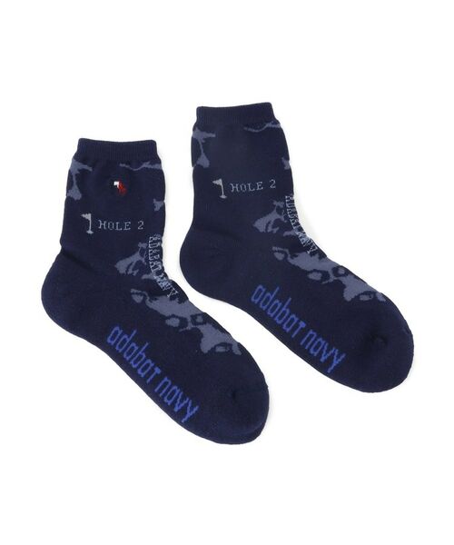 adabat / アダバット ソックス | 【ADABAT NAVY】リンクスショートソックス | 詳細2