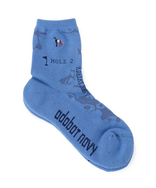 adabat / アダバット ソックス | 【ADABAT NAVY】リンクスショートソックス（ブルー(191)）