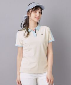 adabat / アダバット ポロシャツ | 【ADABAT NAVY】ニット切替ポロシャツ