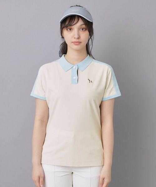 adabat / アダバット ポロシャツ | 【ADABAT NAVY】ニット切替ポロシャツ | 詳細9