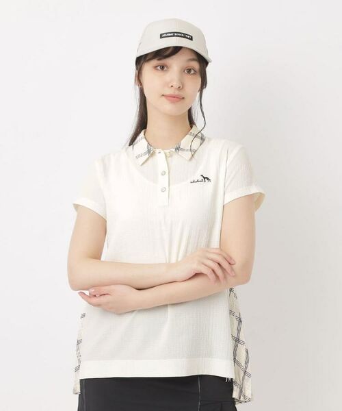 adabat / アダバット ポロシャツ | バックシアー半袖ポロシャツ | 詳細1