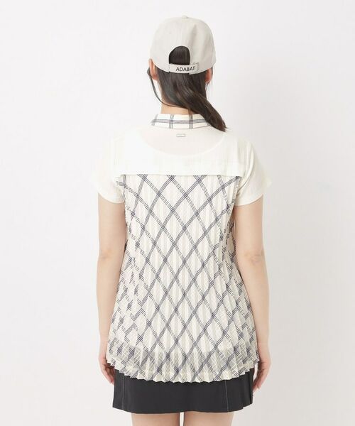 adabat / アダバット ポロシャツ | バックシアー半袖ポロシャツ | 詳細12