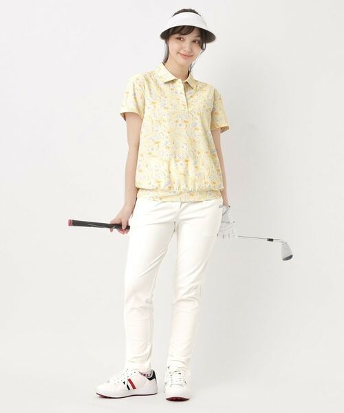 adabat / アダバット ポロシャツ | ラインフラワープリントポロシャツ | 詳細11
