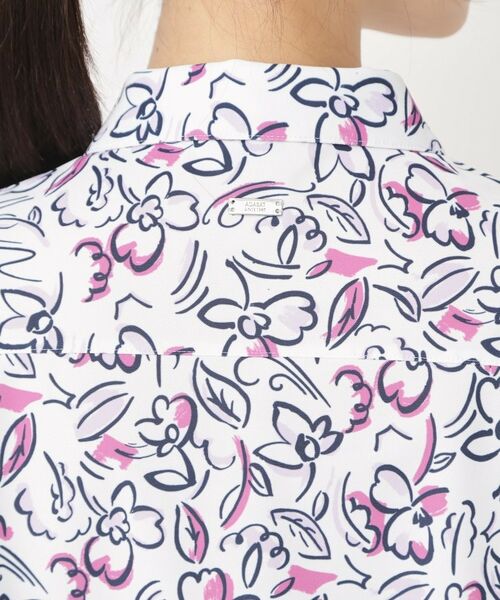 adabat / アダバット ポロシャツ | ラインフラワープリントポロシャツ | 詳細17