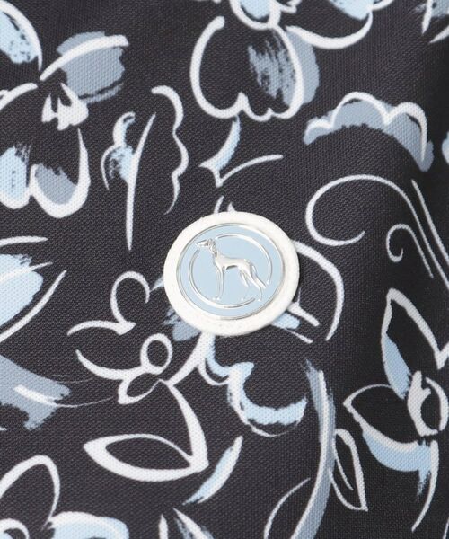 adabat / アダバット ポロシャツ | ラインフラワープリントポロシャツ | 詳細8