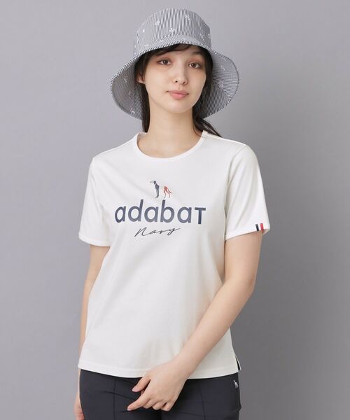 adabat / アダバット Tシャツ | 【ADABAT NAVY】アイスクリアコットンロゴT | 詳細1