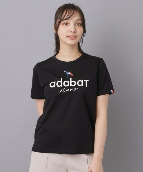 adabat / アダバット Tシャツ | 【ADABAT NAVY】アイスクリアコットンロゴT(ブラック(019))