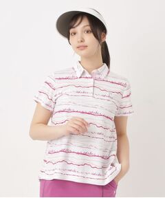 adabat / アダバット ポロシャツ | クールコアウエイブボーダーポロシャツ