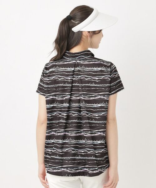 adabat / アダバット ポロシャツ | クールコアウエイブボーダーポロシャツ | 詳細1