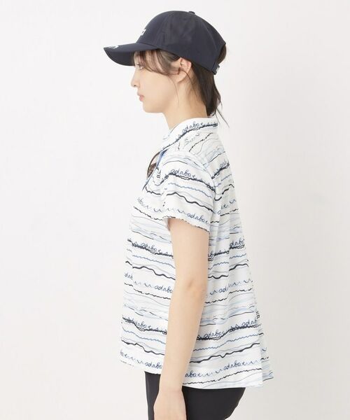 adabat / アダバット ポロシャツ | クールコアウエイブボーダーポロシャツ | 詳細14