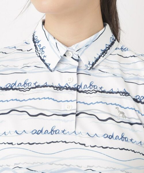 adabat / アダバット ポロシャツ | クールコアウエイブボーダーポロシャツ | 詳細16