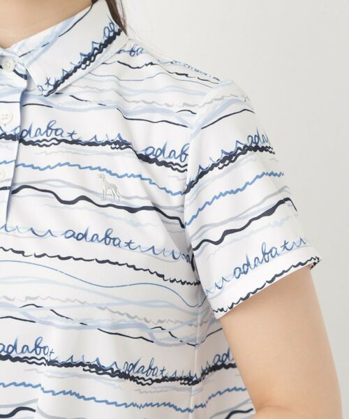 adabat / アダバット ポロシャツ | クールコアウエイブボーダーポロシャツ | 詳細18