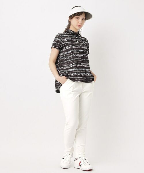 adabat / アダバット ポロシャツ | クールコアウエイブボーダーポロシャツ | 詳細2