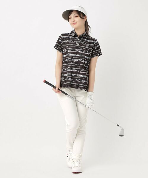 adabat / アダバット ポロシャツ | クールコアウエイブボーダーポロシャツ | 詳細3