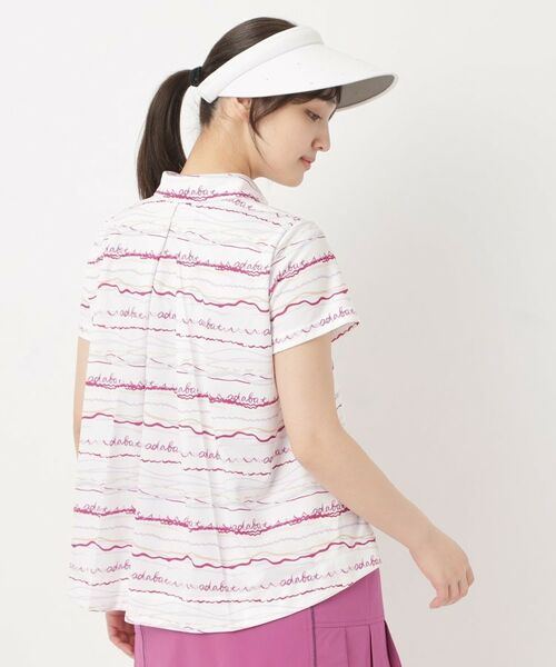 adabat / アダバット ポロシャツ | クールコアウエイブボーダーポロシャツ | 詳細5