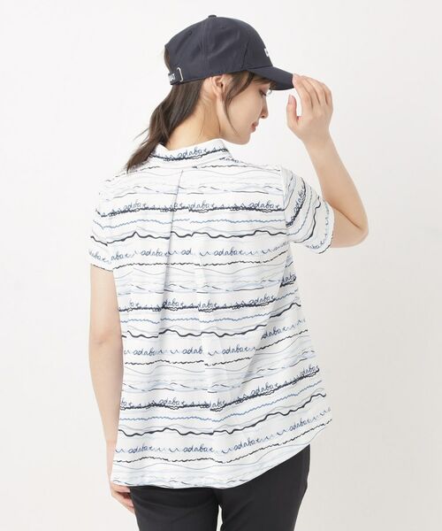 adabat / アダバット ポロシャツ | クールコアウエイブボーダーポロシャツ | 詳細9