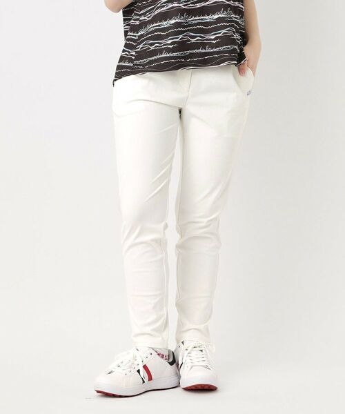 adabat / アダバット パンツ | クールタッチテーパードパンツ（ホワイト(001)）