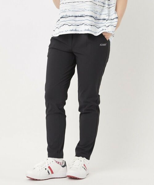 adabat / アダバット パンツ | クールタッチテーパードパンツ（ブラック(019)）
