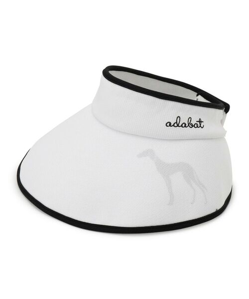 adabat / アダバット サンバイザー | ポケッタブルUVバイザー（ホワイト(001)）