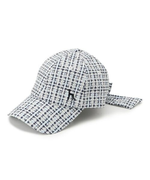 adabat / アダバット キャップ | チェックキャップ（サックスブルー(190)）
