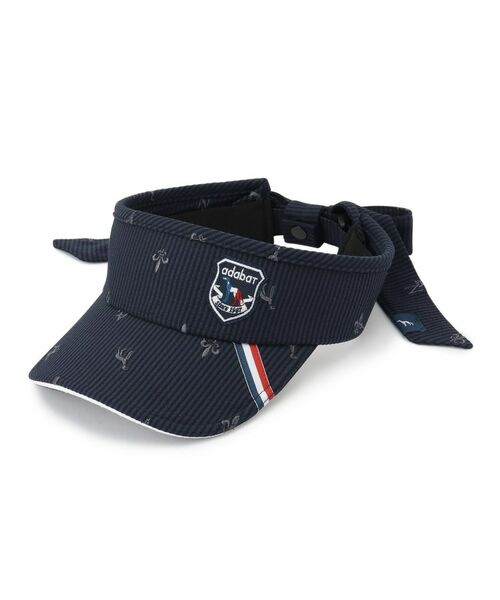 adabat / アダバット サンバイザー | 【ADABAT NAVY】飛び柄刺しゅうバイザー | 詳細1