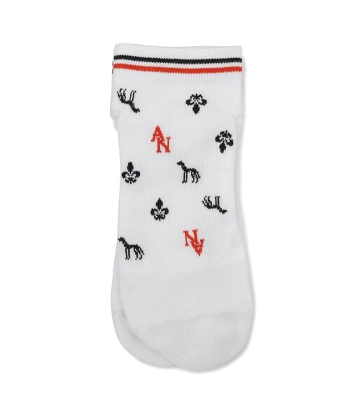 adabat / アダバット ソックス | 【ADABAT NAVY】CLUB SUNDAYSベリーショート3Dソックス（ホワイト(001)）