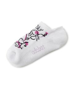 adabat / アダバット ソックス | ラインフラワーショートソックス