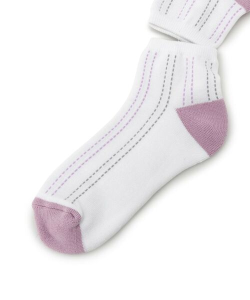 adabat / アダバット ソックス | ストライプショートソックス | 詳細2