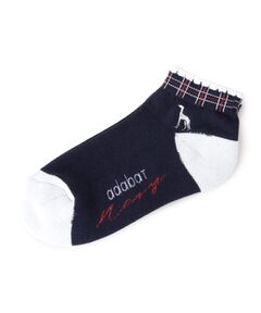 adabat / アダバット ソックス | 【ADABAT NAVY】格子柄ショートソックス