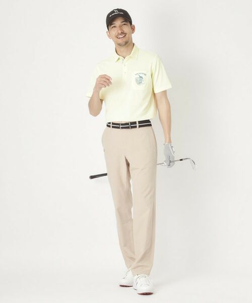 adabat / アダバット ポロシャツ | シャダン衿裏布帛半袖ポロシャツ | 詳細12