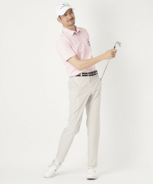 adabat / アダバット ポロシャツ | シャダン衿裏布帛半袖ポロシャツ | 詳細15