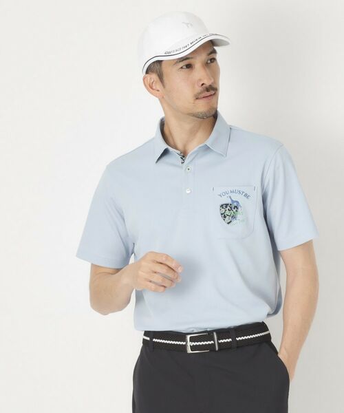 adabat / アダバット ポロシャツ | シャダン衿裏布帛半袖ポロシャツ | 詳細18