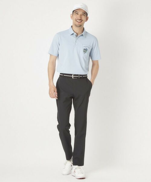 adabat / アダバット ポロシャツ | シャダン衿裏布帛半袖ポロシャツ | 詳細19