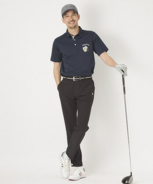 adabat / アダバット ポロシャツ | シャダン衿裏布帛半袖ポロシャツ | 詳細23