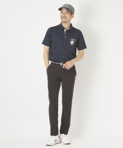 adabat / アダバット ポロシャツ | シャダン衿裏布帛半袖ポロシャツ | 詳細24