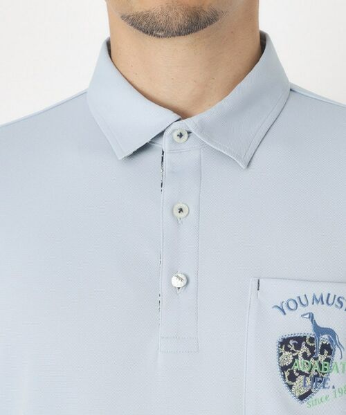 adabat / アダバット ポロシャツ | シャダン衿裏布帛半袖ポロシャツ | 詳細29