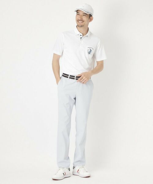 adabat / アダバット ポロシャツ | シャダン衿裏布帛半袖ポロシャツ | 詳細3