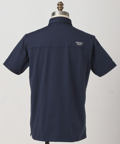 adabat / アダバット ポロシャツ | 【ADABAT NAVY】UVケア/接触冷感 クールタッチカノコワッペン半袖ポロシャツ | 詳細9