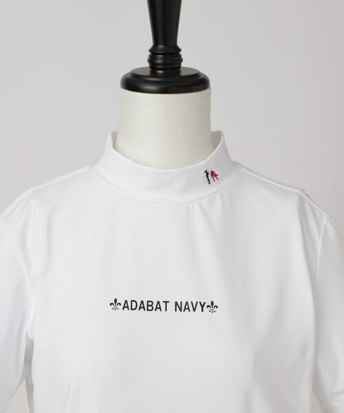adabat / アダバット カットソー | 【ADABAT NAVY】クールタッチロゴラインモックT | 詳細3