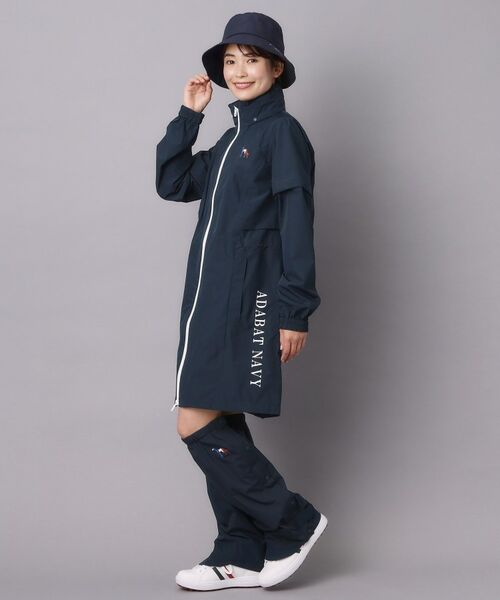 adabat / アダバット その他アウター | 【ADABAT NAVY】レッグカバー付きレインワンピース | 詳細2