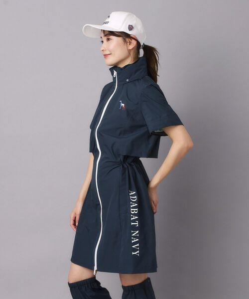 adabat / アダバット その他アウター | 【ADABAT NAVY】レッグカバー付きレインワンピース | 詳細6