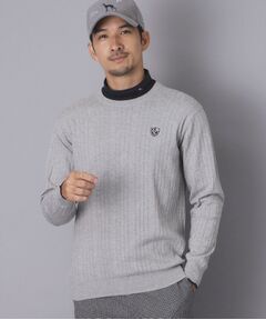 adabat / アダバット ニット・セーター | 【ADABAT NAVY】針抜きリブハイゲージクルーニット