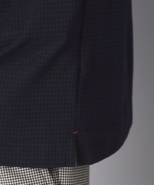 adabat / アダバット ポロシャツ | 【ADABAT NAVY】トゥースチェックジャカード長袖ポロシャツ | 詳細15