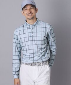 adabat / アダバット ポロシャツ | フィルサーモチェック長袖ポロシャツ