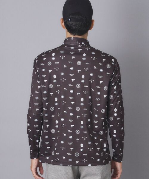 adabat / アダバット ポロシャツ | 【ADABAT NAVY】フィルサーモモノグラム柄長袖ポロシャツ | 詳細15