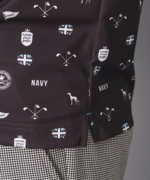adabat / アダバット ポロシャツ | 【ADABAT NAVY】フィルサーモモノグラム柄長袖ポロシャツ | 詳細19