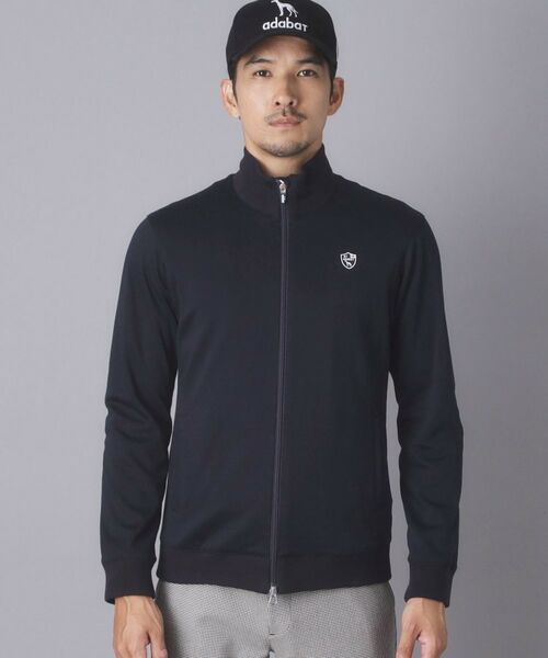 adabat / アダバット レザーブルゾン・ジャケット | 【ADABAT NAVY】スムースジャージジップブルゾン | 詳細5