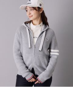 adabat / アダバット ニット・セーター | 【ADABAT NAVY】畔ニットジップフーディ