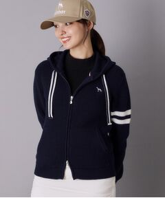 adabat / アダバット ニット・セーター | 【ADABAT NAVY】畔ニットジップフーディ
