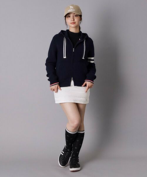 adabat / アダバット ニット・セーター | 【ADABAT NAVY】畔ニットジップフーディ | 詳細10